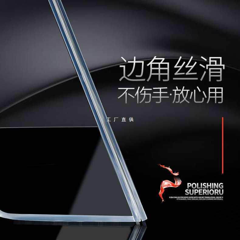 L型竖式4R透明广告展示牌PS有机塑料台签A6桌面展示架台卡桌