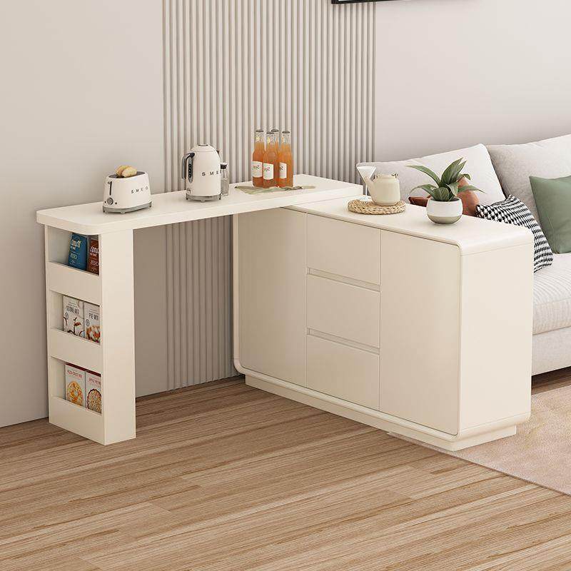 简约现代可伸缩奶油风吧台柜客厅隔断家用窄岛台餐边沙发柜,住宅家具,吧台,淘宝优惠券,粉丝福利购,淘宝优惠卷