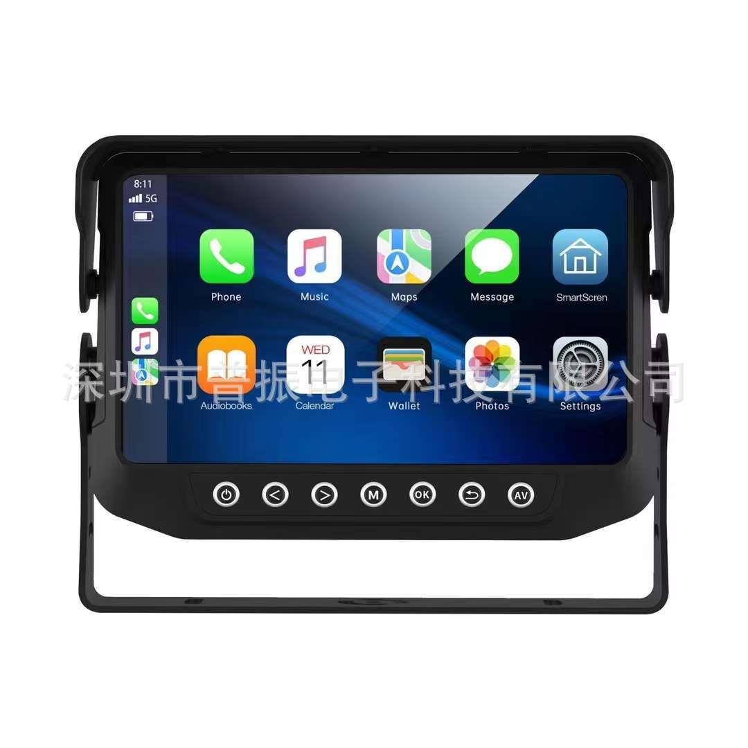 7寸金属外壳防水显示器车载防震防尘显示器金属外壳AHD高清IPS屏