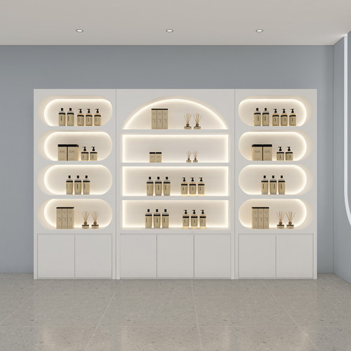 郑氏简约现代纤维板整装展示柜