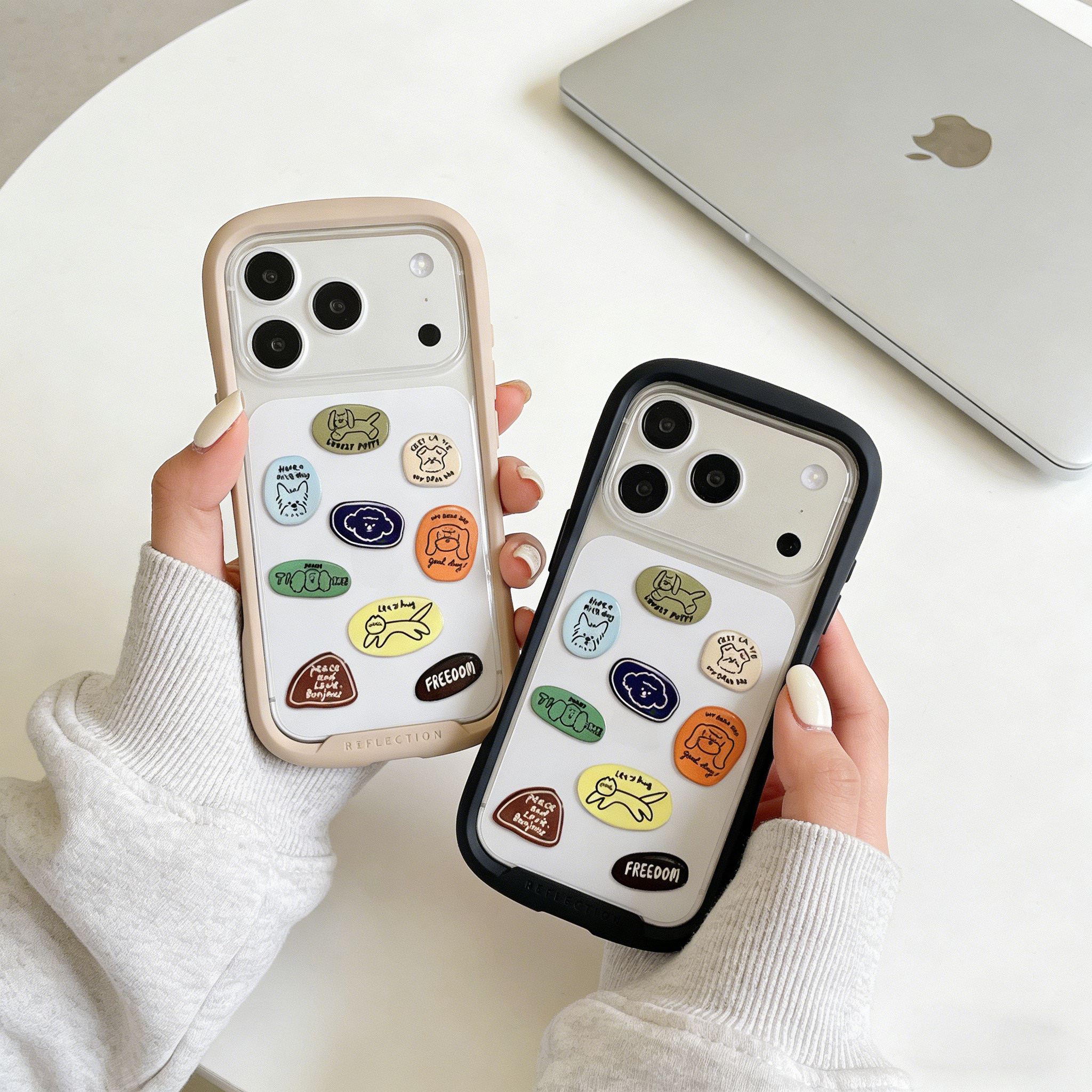 小蛮腰趣味diy卡通贴纸适用苹果17pro手机壳新款女iPhone17可爱16promax高级感15送挂绳14pro创意防摔个性,3C数码配件,手机保护套/壳,淘宝优惠券,粉丝福利购,淘宝优惠卷