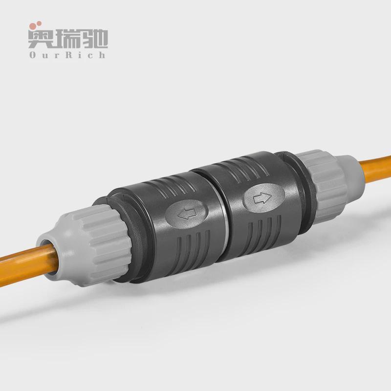 爆款奥瑞驰快速延长软管转换接头对接器塑料水管连接头3分管