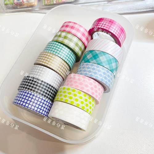 拼贴星星鱼分装和纸胶带