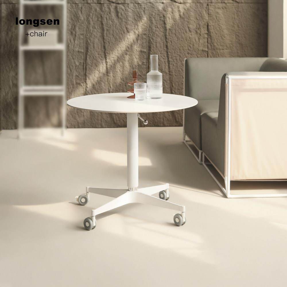 现代简约咖啡小圆桌可升降茶几餐桌两用小户型阳台可移动沙发边几,住宅家具,岩板餐桌,淘宝优惠券,粉丝福利购,淘宝优惠卷