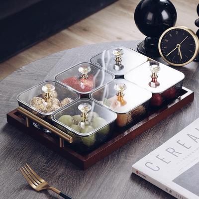 2025新款水果盘家用高档客厅茶几茶点盘干果点心小吃盘零食摆放盘