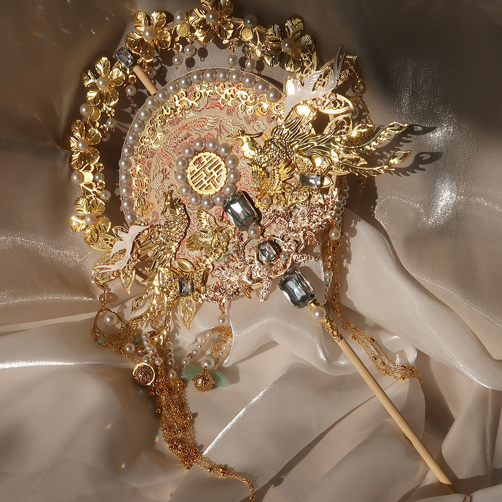 新娘团扇结婚中式婚礼成品扇子新娘出嫁手工喜扇diy材料包秀禾扇,家居饰品,工艺扇/团扇/喜扇/折扇,淘宝优惠券,粉丝福利购,淘宝优惠卷