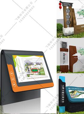商场发光导视台斜面落地导视牌大厅导向指示牌楼层索引室内导示图
