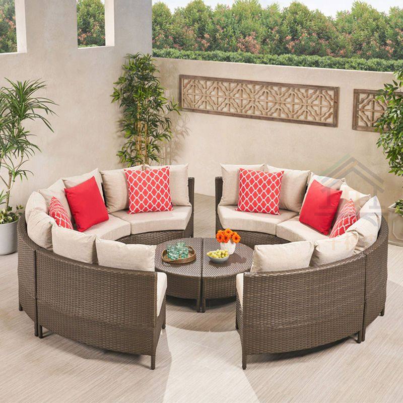 户外沙发庭院防水防晒藤椅乡村北欧室外别墅花园民宿度假村藤编,住宅家具,藤/竹沙发,淘宝优惠券,粉丝福利购,淘宝优惠卷