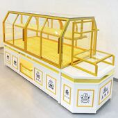 面包柜展示柜中岛柜边柜烘焙货架商用玻璃蛋糕糕点店模型柜样品柜