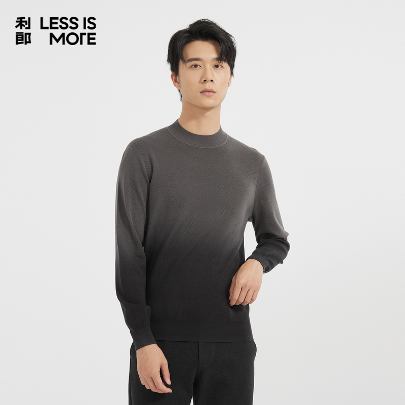 【商场同款】利郎奥莱毛衣2025冬季新款时尚保暖针织毛衫Q4DMS002