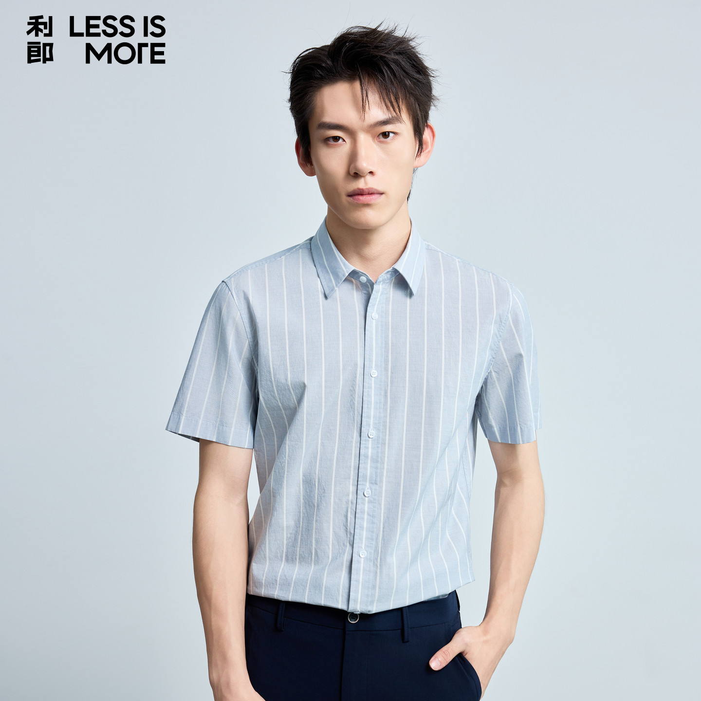 【通勤商旅】利郎奥莱短袖衬衫男2026年夏季新款时尚百搭休闲衬衣