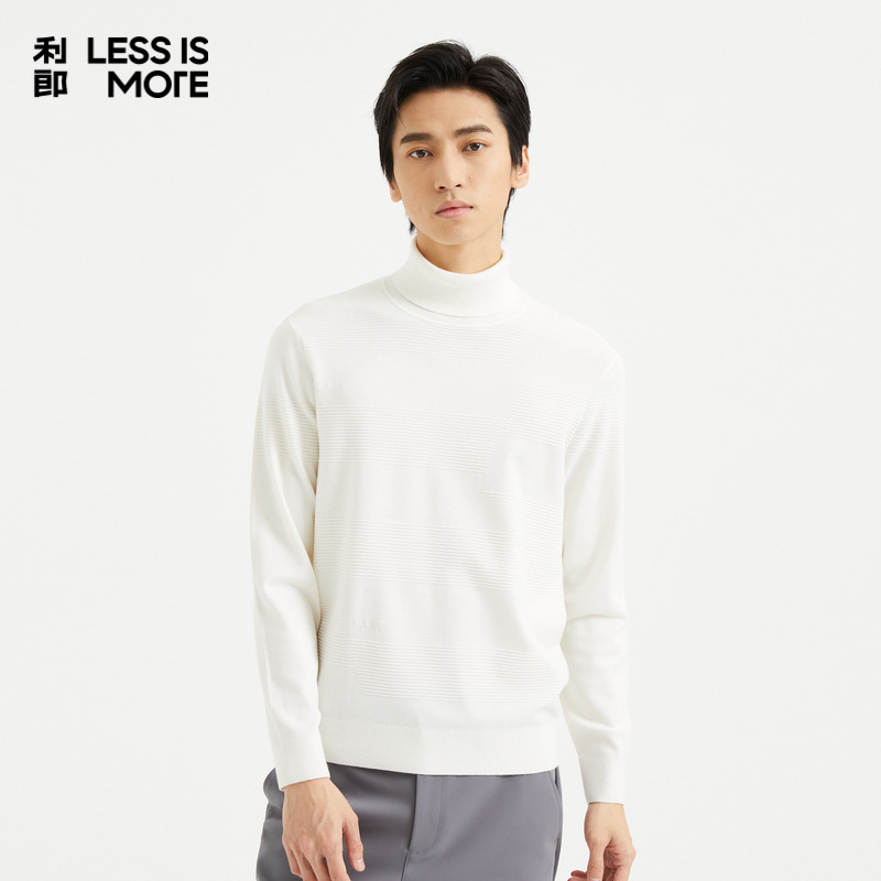 【周翔宇联名款】利郎奥莱毛衣2025秋季时尚保暖针织衫Q4QMS602