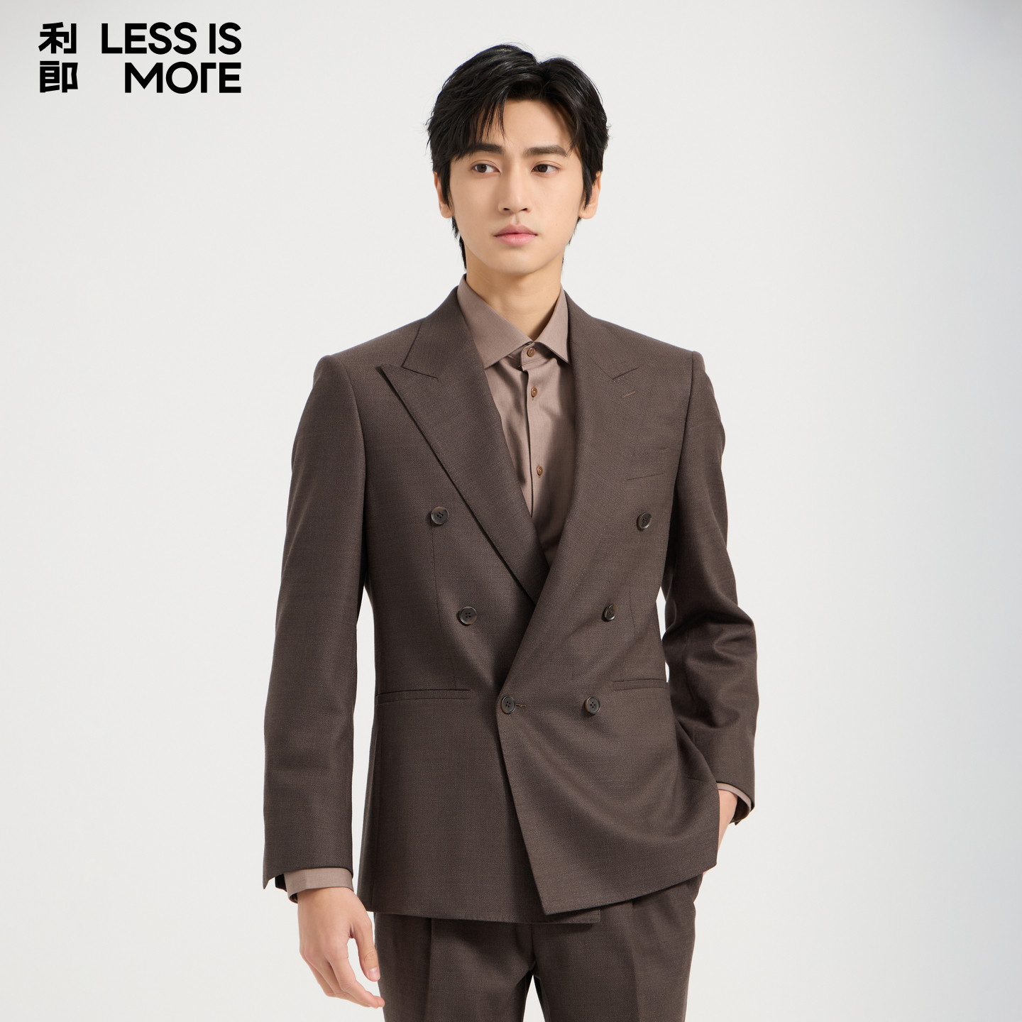 【商场同款】利郎奥莱西服套装2026秋季新款两件套时尚修身西装男