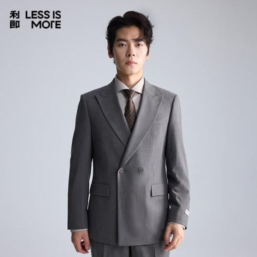 利郎LESSISMORE青年商务西服