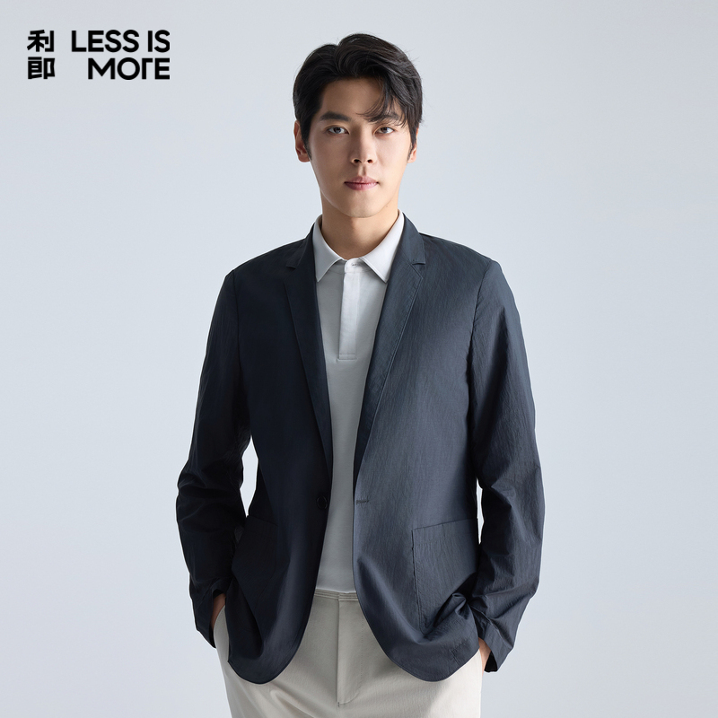 【超薄空调服】利郎奥莱空调服男2025夏新款时尚轻薄单西A5XKF34