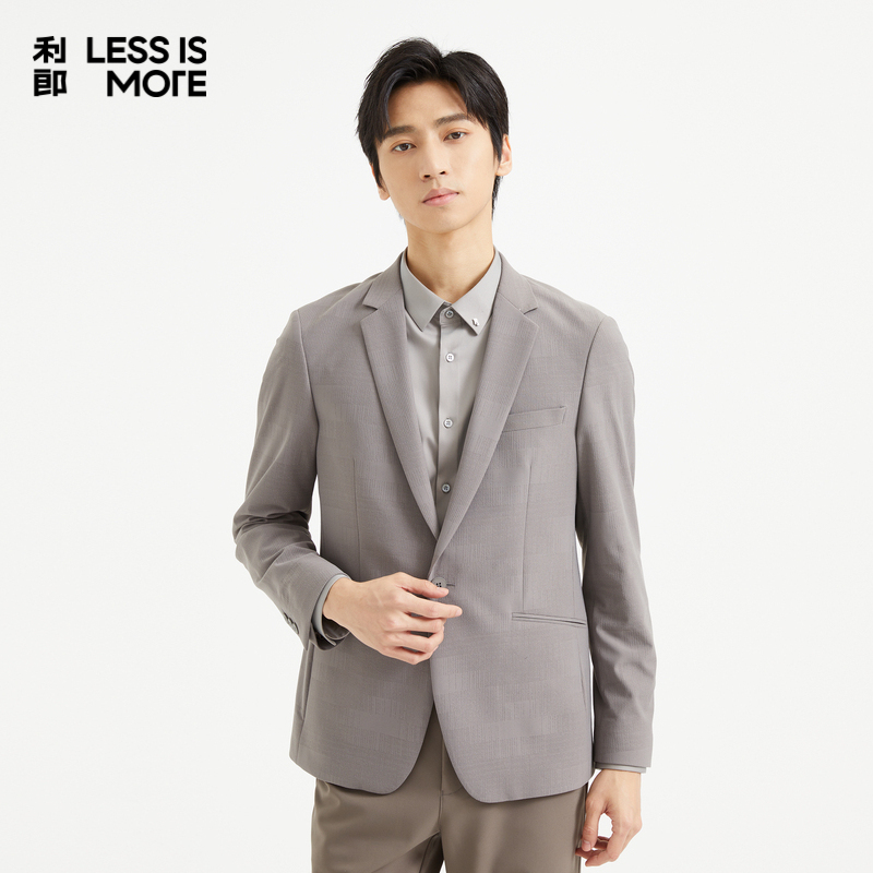 【零压轻弹】利郎奥莱西服男2025秋季商务休闲西装外套Q4QDX10
