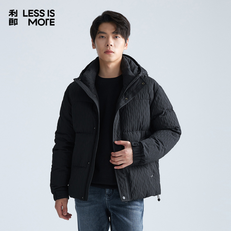 【商场同款】利郎奥莱保暖羽绒服男2025冬季新款通勤时尚休闲外套