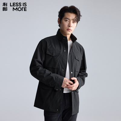 利郎LESSISMORE青年商务风衣