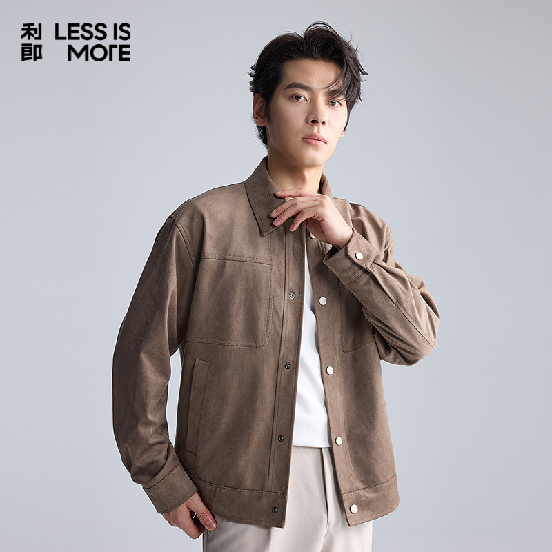 利郎LESSISMORE青年商务夹克