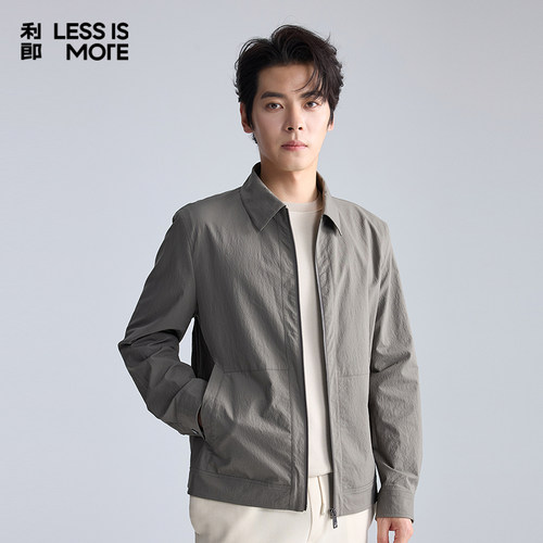 利郎LESSISMORE青年商务夹克