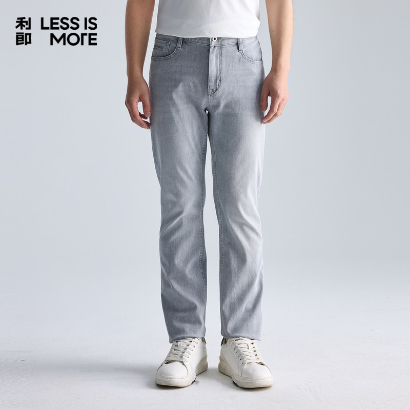 【万向弹面料】利郎奥莱牛仔裤2026春新款弹力休闲百搭通勤长裤男