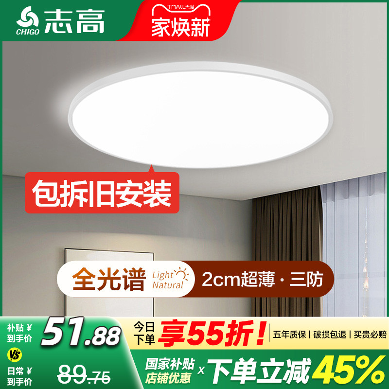 志高防蚊防尘过道走廊灯