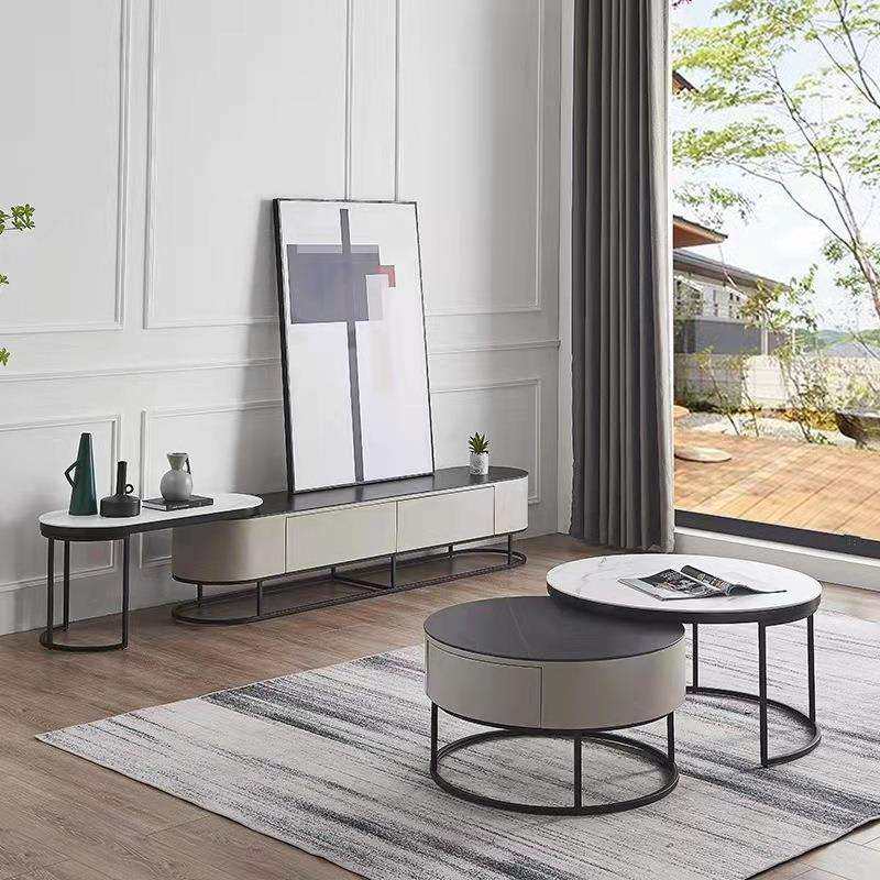 尤维轻奢亮光哑光岩板圆形茶几电视柜组合现代极简客厅家用套装,玩具/童车/益智/积木/模型,毛绒/玩偶/公仔/布艺类玩具,淘宝优惠券,粉丝福利购,淘宝优惠卷