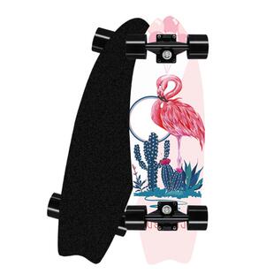 滑板枫木大鱼板陆地冲浪板鱼尾四轮单翘刷街代步滑板skateboard