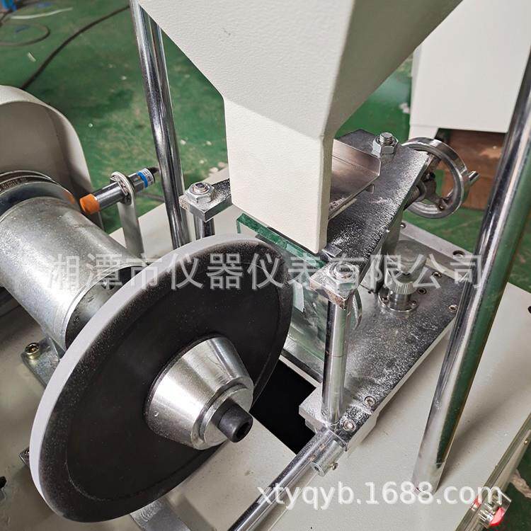 供应湘科WM-10陶瓷无釉砖耐磨性能测定仪 钢轮式耐深度磨损试验机