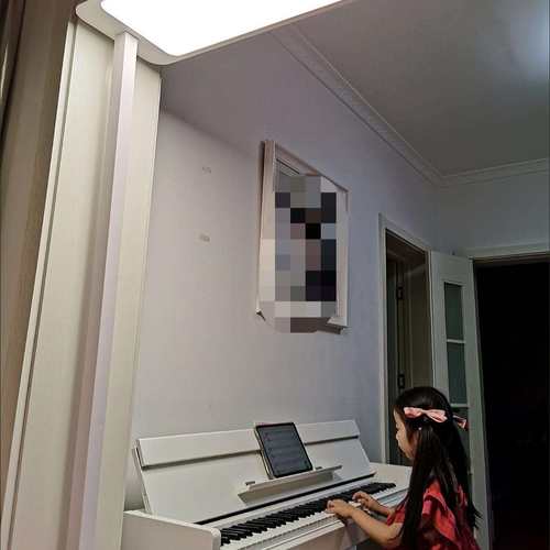 全光谱学习护眼落地台灯学生读写立式大路灯书房儿童卧室钢琴灯