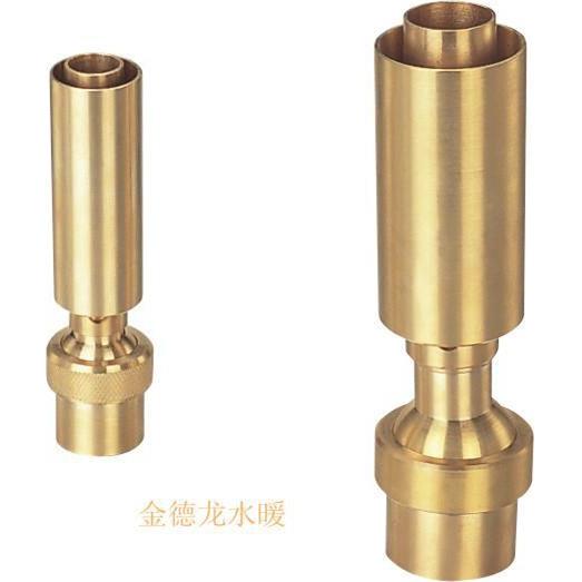 1.5寸铜喷泉喷头掺气喷头加气水柱喷头 玉柱喷泉头 假山景观喷头