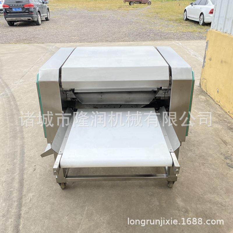 全自动大型鸡脖快速剥皮机 鸡腿琵琶腿去皮机 连续工作效率高