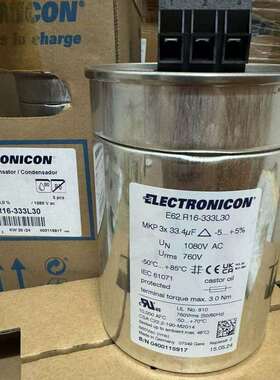 德国原装进口ELECTRONICON E62.R16-253L30 3x25uf 1200vac