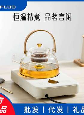 IFUDO家用迷你电陶炉红外线发热电茶炉不挑锅玻璃壶陶瓷壶