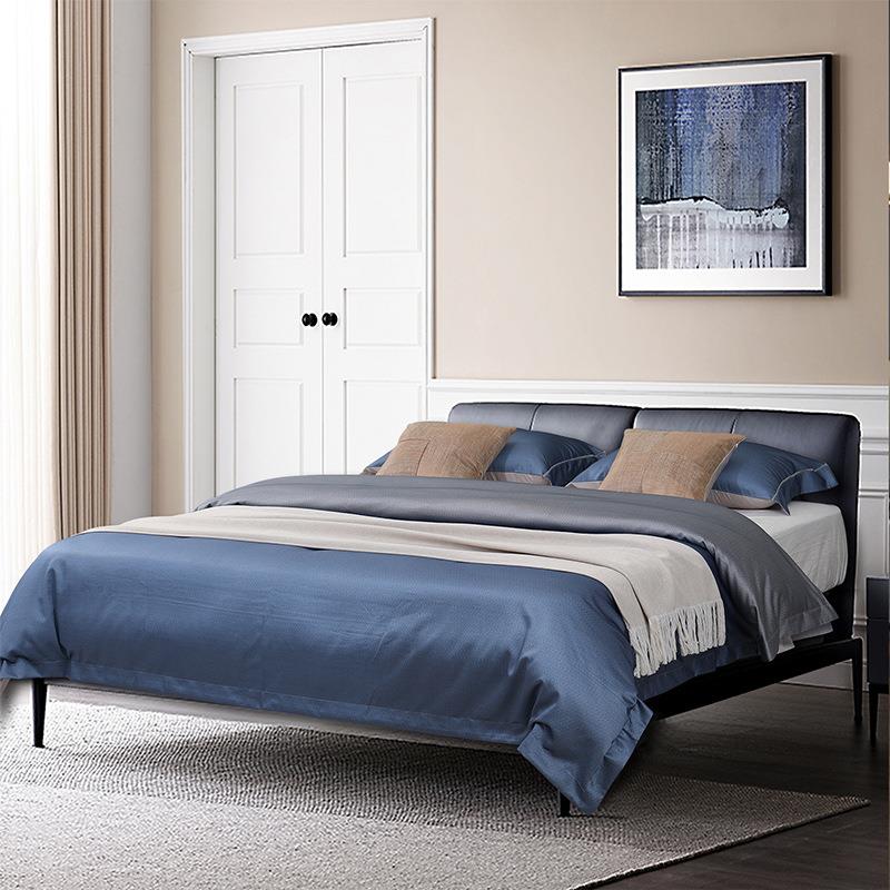 现代北欧样板房床品多件套软装设计酒店别墅家具店卖场床上用品