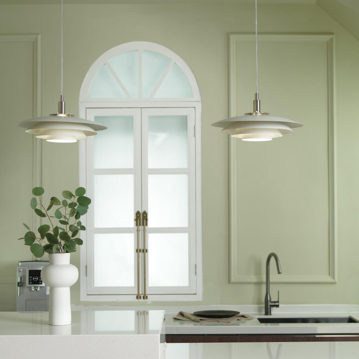 全光谱丹麦北欧现代简约设计师法式奶油风ph5飞碟灯中古餐厅吊灯