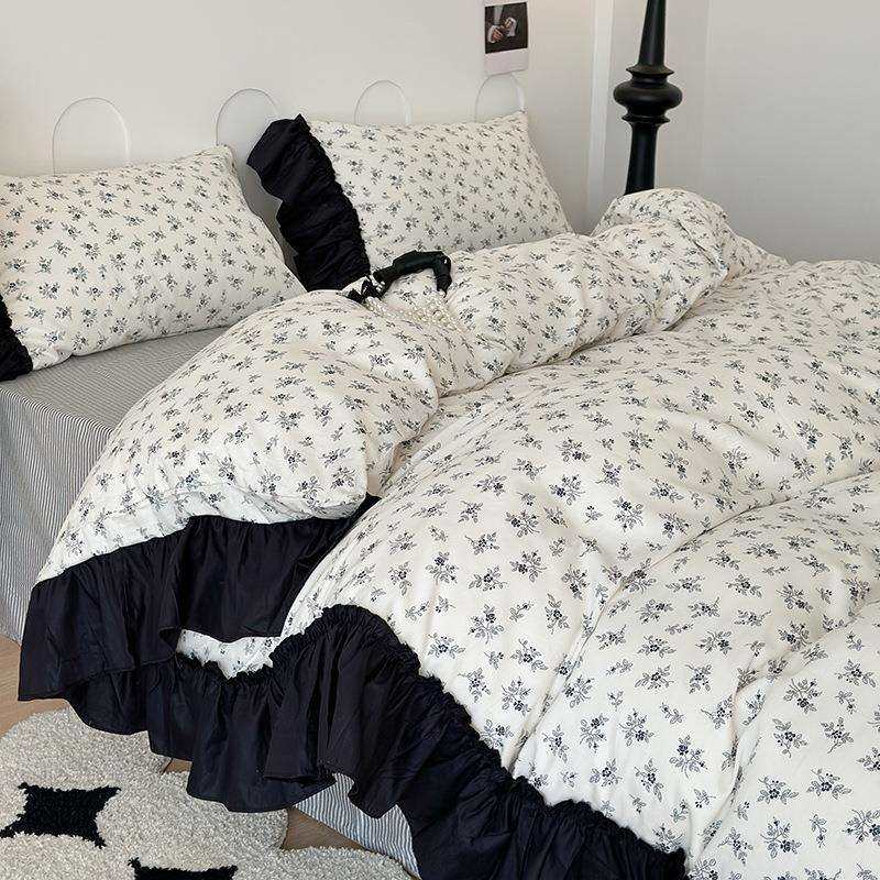 法式花边赫本复古风全棉四件套小碎花春夏床上被套公主南通家纺,玩具/童车/益智/积木/模型,毛绒/玩偶/公仔/布艺类玩具,淘宝优惠券,粉丝福利购,淘宝优惠卷