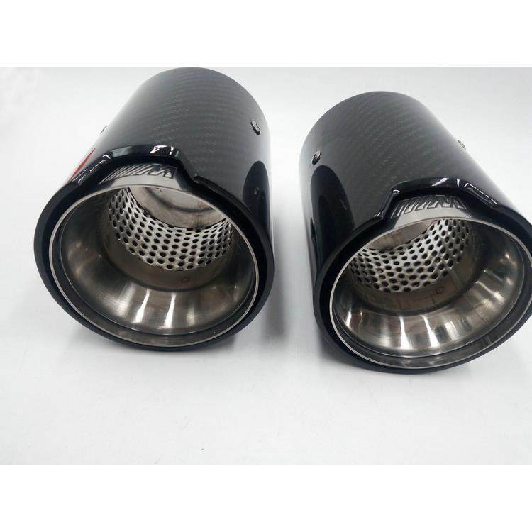 专用宝马M款M2M4M3改装碳纤维尾喉排气管F87F80F82F83不锈钢尾嘴