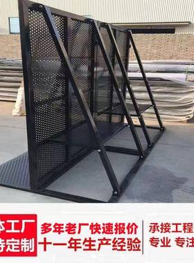黑色防爆铁马演唱会护栏可折叠铁马防爆栏演唱会围挡
