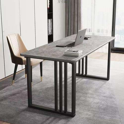 岩板电脑学习桌办公简约大气阳台书桌岩板书桌台式桌工厂一件