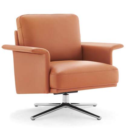 高背全皮商务会议洽谈沙发椅VIP沙发扶手椅家用客厅书房休闲椅子