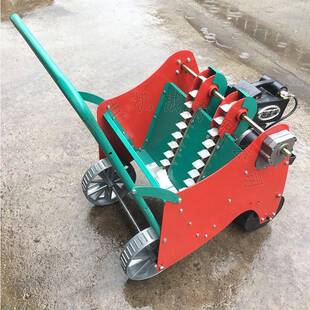家用手扶自走式大蒜播种机蚕豆种植机大蒜播种机蒜苗点播机