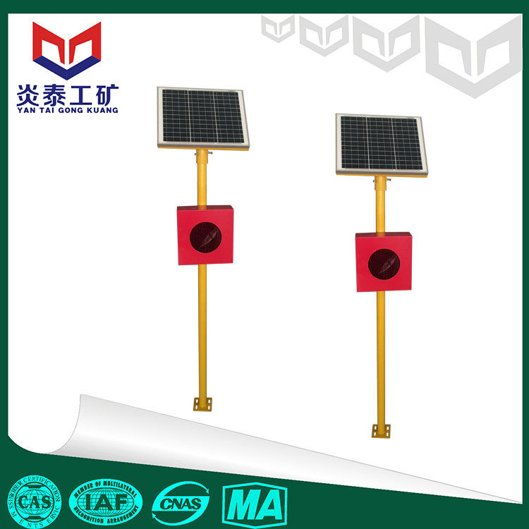 太阳能车挡表示器土挡表示器土挡灯轨道LED发光信号灯反光牌
