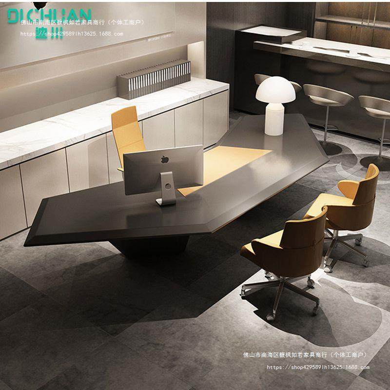 烤漆办公家具老板桌时尚简约办公桌轻奢黑色创意老板办公桌,电子/电工,接线端子,淘宝优惠券,粉丝福利购,淘宝优惠卷
