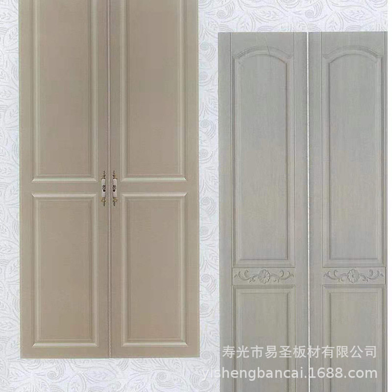 实木多层橱柜门板欧式多层吸塑模压板pvc吸塑专用模压板
