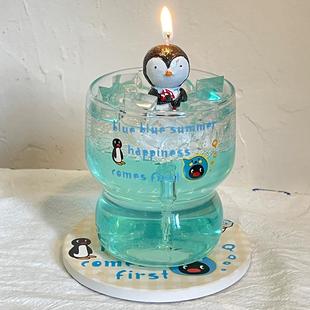 企鹅波波 STILL 小众高级香薰蜡烛摆件家用持久送男女生日礼物