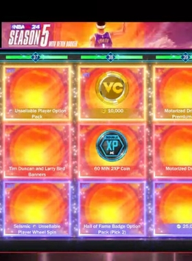 STEAM PC NBA2K25 代练 NBA2K24 代练徽章总评90/95/99/公园40级