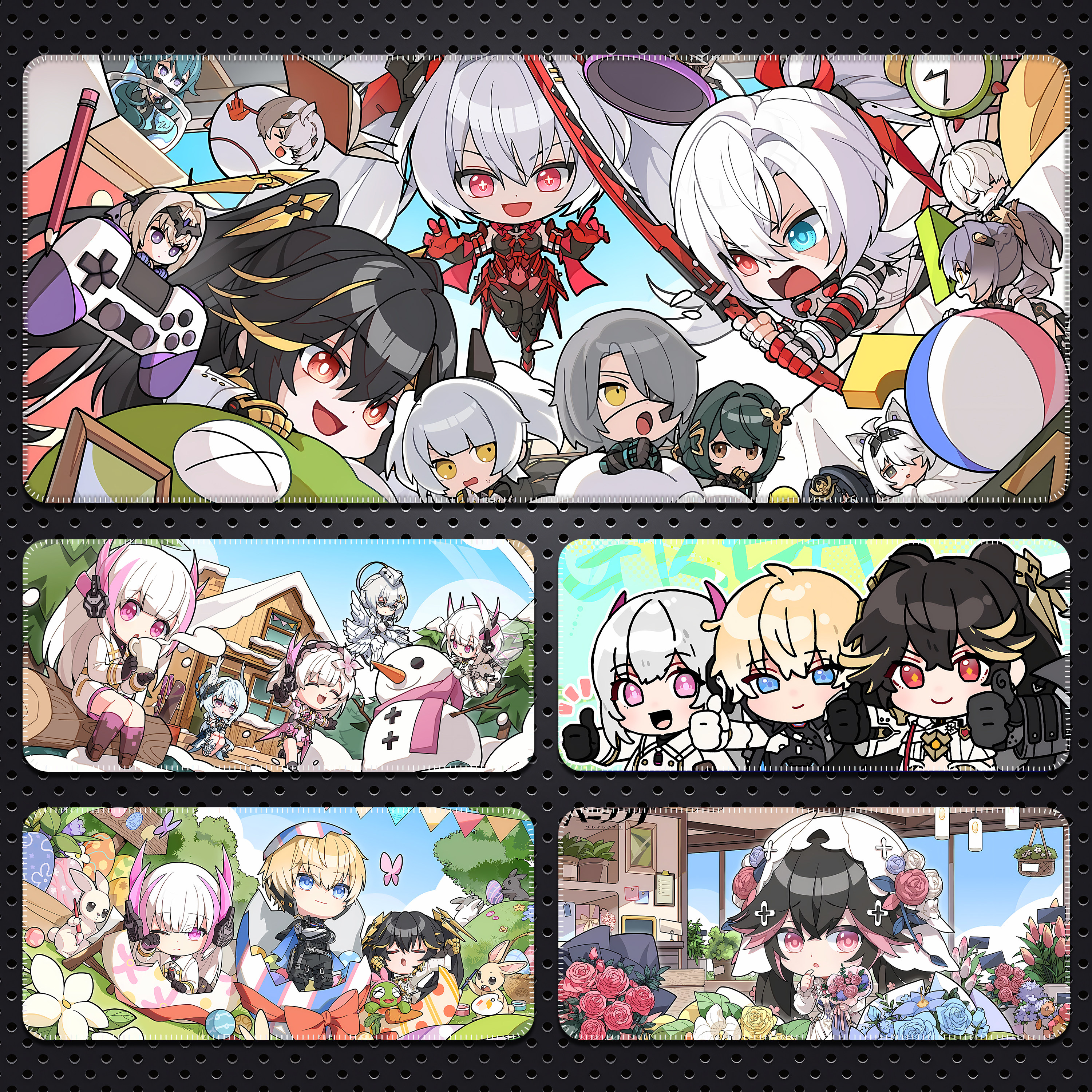 【战双帕弥什】鼠标垫大号Q版丽芙露娜办公书桌笔记本游戏键盘垫