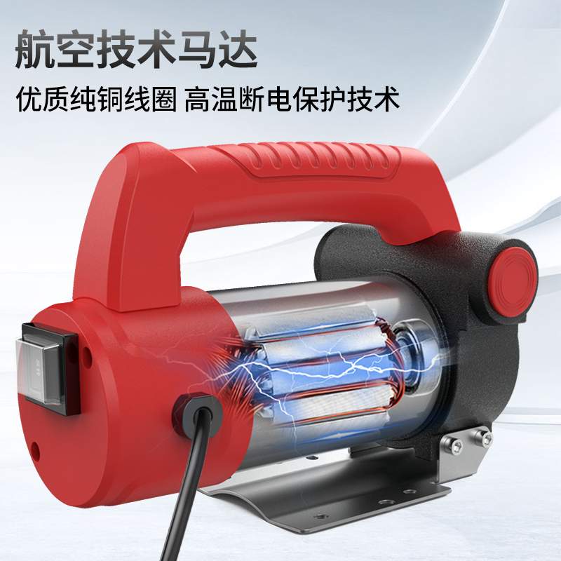 电动抽油泵12V24V220V柴油泵自吸加油机加油枪自封组合收纳箱套装