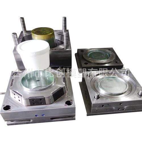 塑料方形/圆形水桶油漆桶胶水桶模具加工 塑胶模具注塑加工